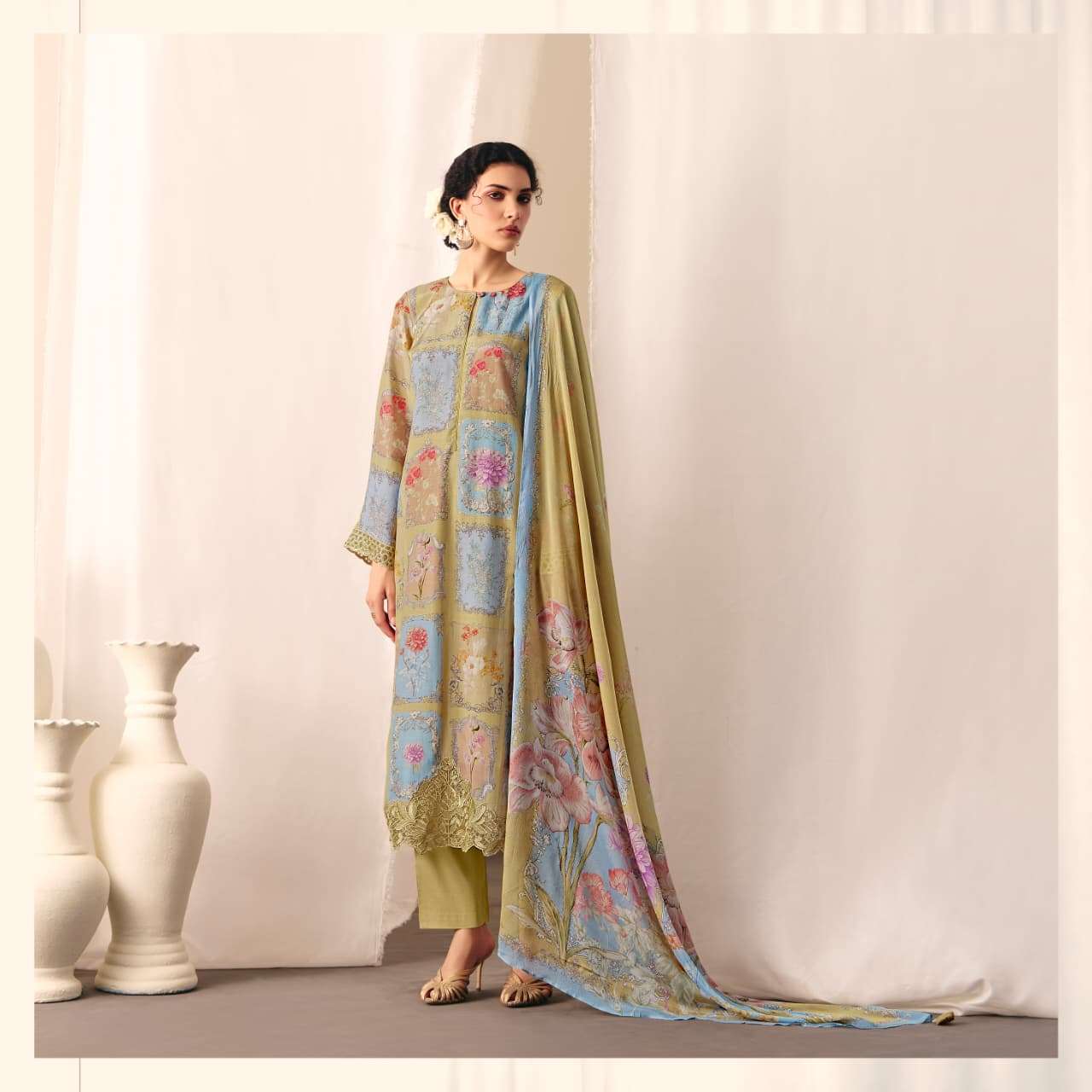 SOHNI DAHLIA  BY ASLIWHOLESALE DESIGNER PURE MUSLIN PRINTED PAKISTANI DRESSES-00150