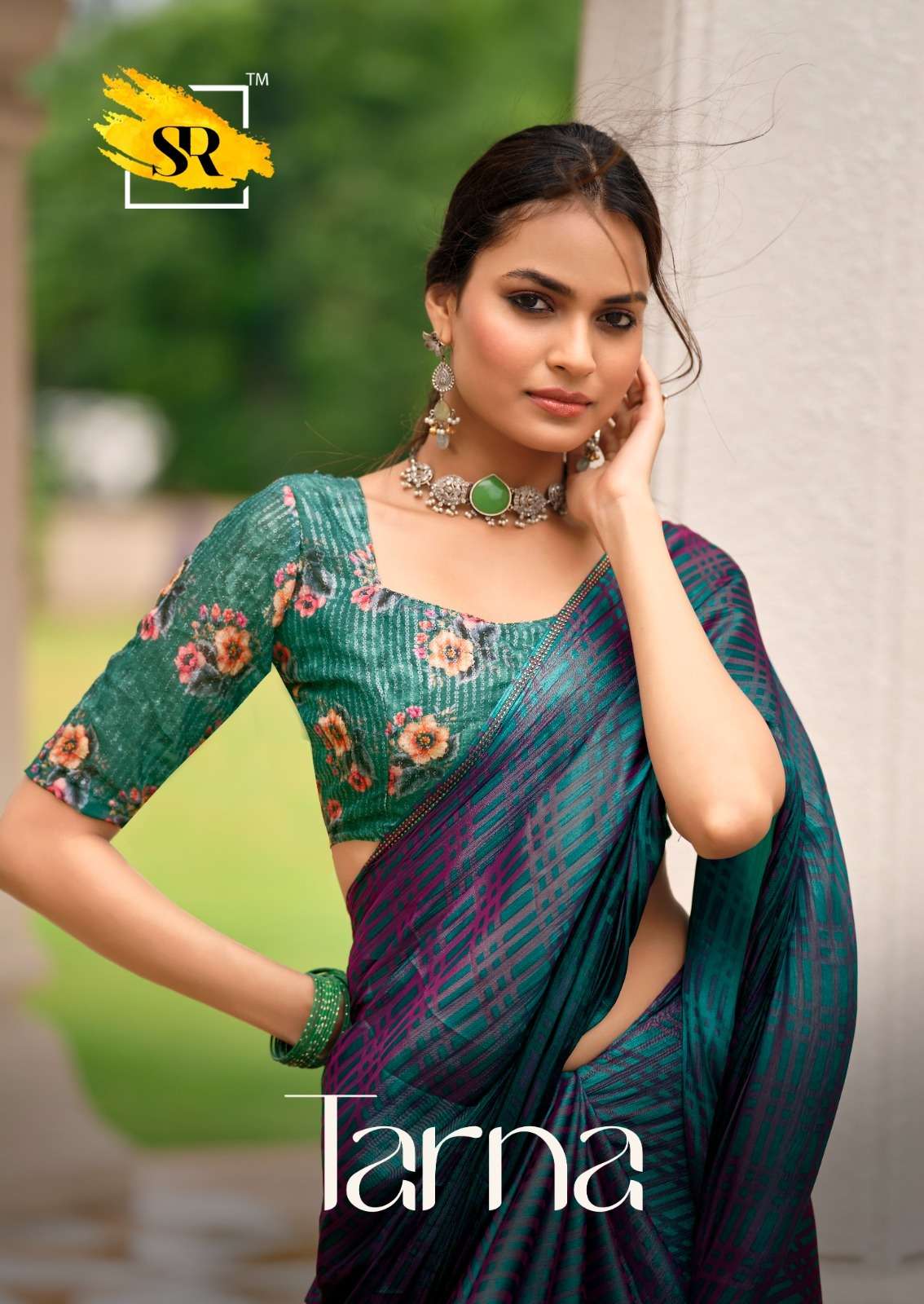 SR BRAND TARNA FANCY SEQUENCE SAREES-00004