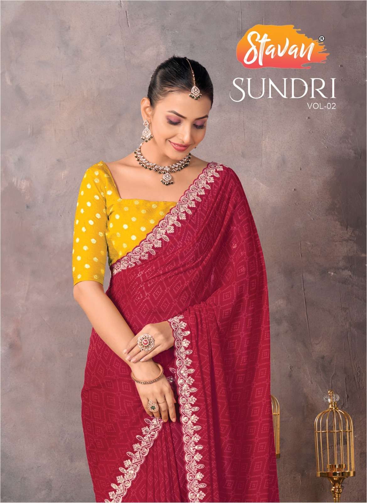STAVAN SUNDRI VOL-02 PURE SOFT GEORGETTE SAREES-00004