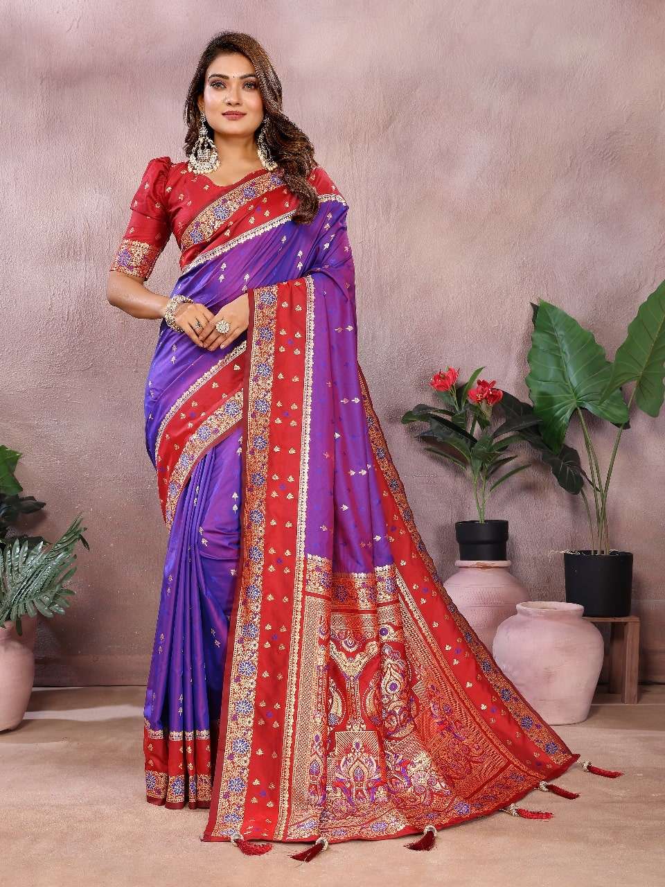 SURANGI BY ASLIWHOLESALE DESIGNER PURE SILK EMBROIDERY SAREEES-00125