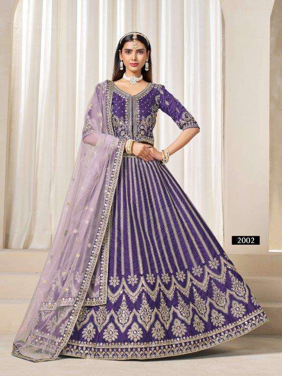 TWISHA MEHVISH VOL-20 2001 TO 2004 SERIES PURE SILK LEHENGAS-00274