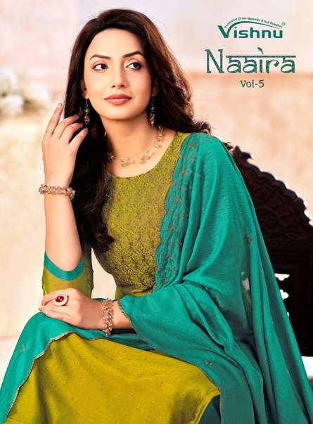 VISHNU NAAIRA VOL-05 PURE VICHITRA DRESSES-00011